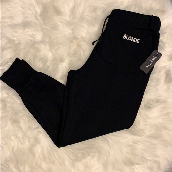 Brunette yhe Label Pants - Brunette the Label “Blonde” sweatpants.